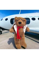 Mellito Toyzz Peluş Ayı Vecihi Kırmızı Güllü Ayıcık