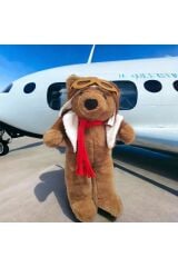 Mellito Toyzz Peluş Ayı Vecihi Kırmızı Güllü Ayıcık