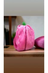 Çilek Tavşan Pembe Çantalı Peluş Oyuncak