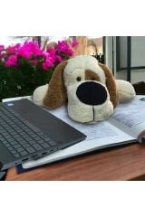 Mellito Toyzz Kocaburun Köpek Ekru Peluş Uyku Arkadaşı ve Oyuncak Hediyelik