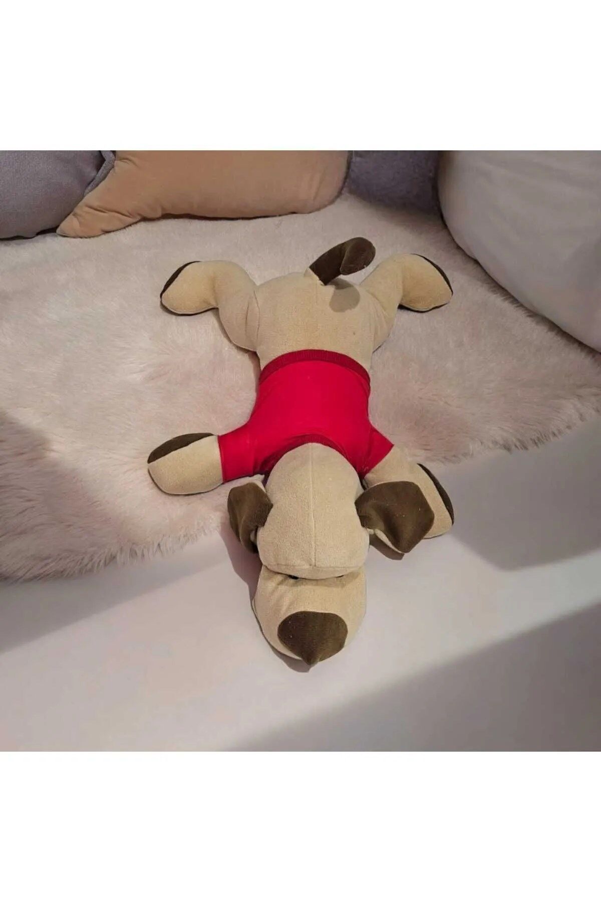 Kocaburun Köpek Kahve Peluş Uyku Arkadaşı ve Oyuncak Hediyelik