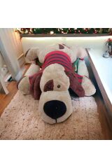 Mellito Toyzz Kocaburun Köpek Kahve Peluş Uyku Arkadaşı ve Oyuncak Hediyelik