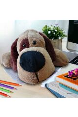 Kocaburun Köpek Kahve Peluş Uyku Arkadaşı ve Oyuncak Hediyelik