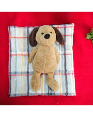 Peluş Köpek Kahverengi Uyku Arkadaşı ve Oyuncak Hediyelik