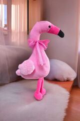 Pembe Flamingo Peluş Oyuncak ve Uyku Arkadaşı