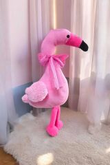 Pembe Flamingo Peluş Oyuncak ve Uyku Arkadaşı