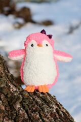 Pingu Penguen Pembe Peluş Oyuncak Uyku ve Oyun Arkadaşı