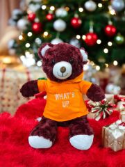 Mellito 35 Cm Tshortlü Peluş Ayı Sevimli Ayıcık