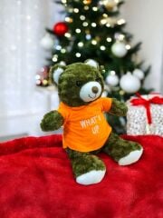 Mellito 35 Cm Tshortlü Peluş Ayı Sevimli Ayıcık