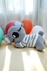 Mellito Toyzz Sevimli Gri Koala  Peluş Oyuncak ve Uyku Arkadaşı