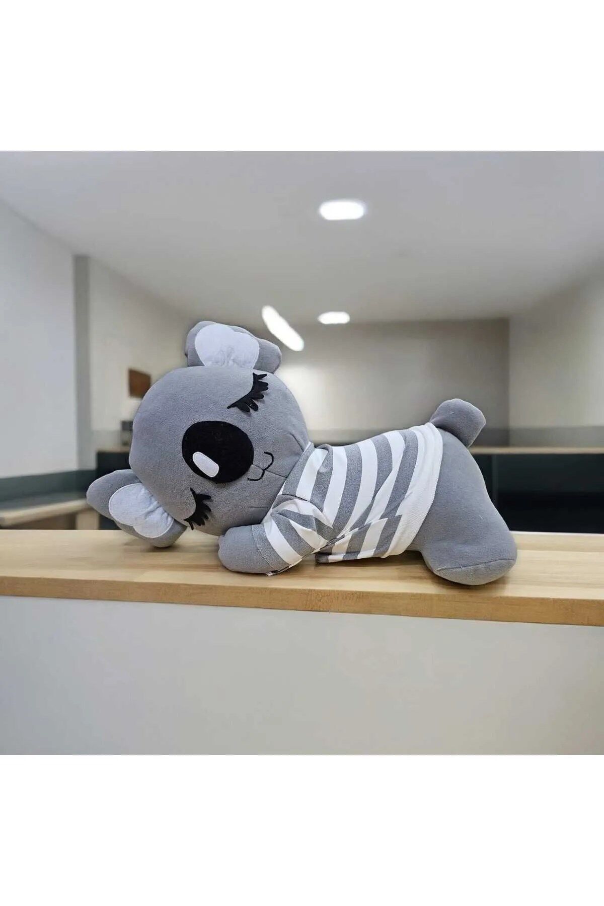 Mellito Toyzz Sevimli Gri Koala  Peluş Oyuncak ve Uyku Arkadaşı