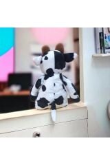 Mellito Toyzz Sevimli İnek Peluş Uyku Arkadaşı ve Oyuncak Hediyelik 50 cm