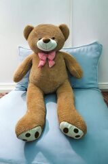 Mellito Toyzz Sevimli Kahverengi Şişman Peluş Ayı Oyuncak Ayıcık En Güzel