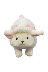 Mellito Toyzz Sevimli Kuzu Krem Kuzucuk Peluş Oyuncak ve Uyku Arkadaş