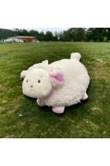 Mellito Toyzz Sevimli Kuzu Krem Kuzucuk Peluş Oyuncak ve Uyku Arkadaş