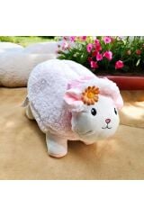 Sevimli Kuzu Pembe Kuzucuk Peluş Oyuncak ve Uyku Arkadaşı