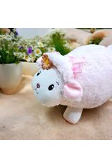 Sevimli Kuzu Pembe Kuzucuk Peluş Oyuncak ve Uyku Arkadaşı