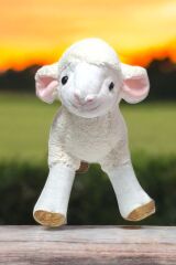 Sevimli Kuzu Peluş Oyuncak ve Uyku Arkadaşı