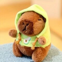Sevimli 20 Cm Kıyafetli Cappybara Peluş Oyuncak Cappy Anahtarlık Peluş Kapibara)