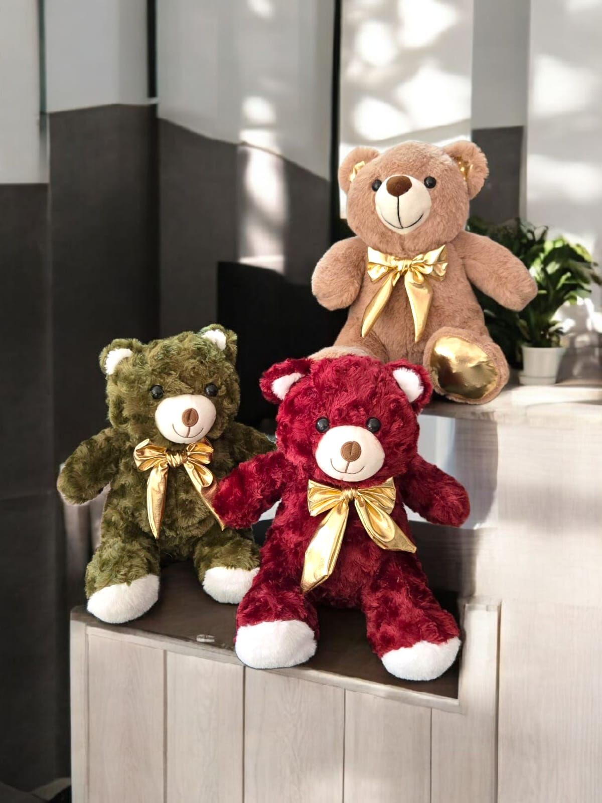 Mellito Toyzz Sevimli Peluş Ayı Oyuncak Ayıcık En Güzel Hediyeler 35 Cm