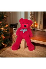Mellito Toyzz 100 Cm Sevimli Peluş Ayı Kırmızı Sevgililer Günü En Güzel Hediyeler
