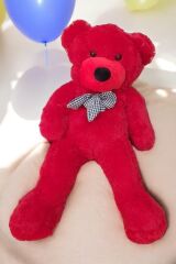 Mellito Toyzz 100 Cm Sevimli Peluş Ayı Kırmızı Sevgililer Günü En Güzel Hediyeler