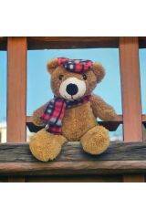 Mellito Toyzz Sevimli Peluş Kasketli Ayı Oyuncak Ayıcık En Güzel Hediyeler