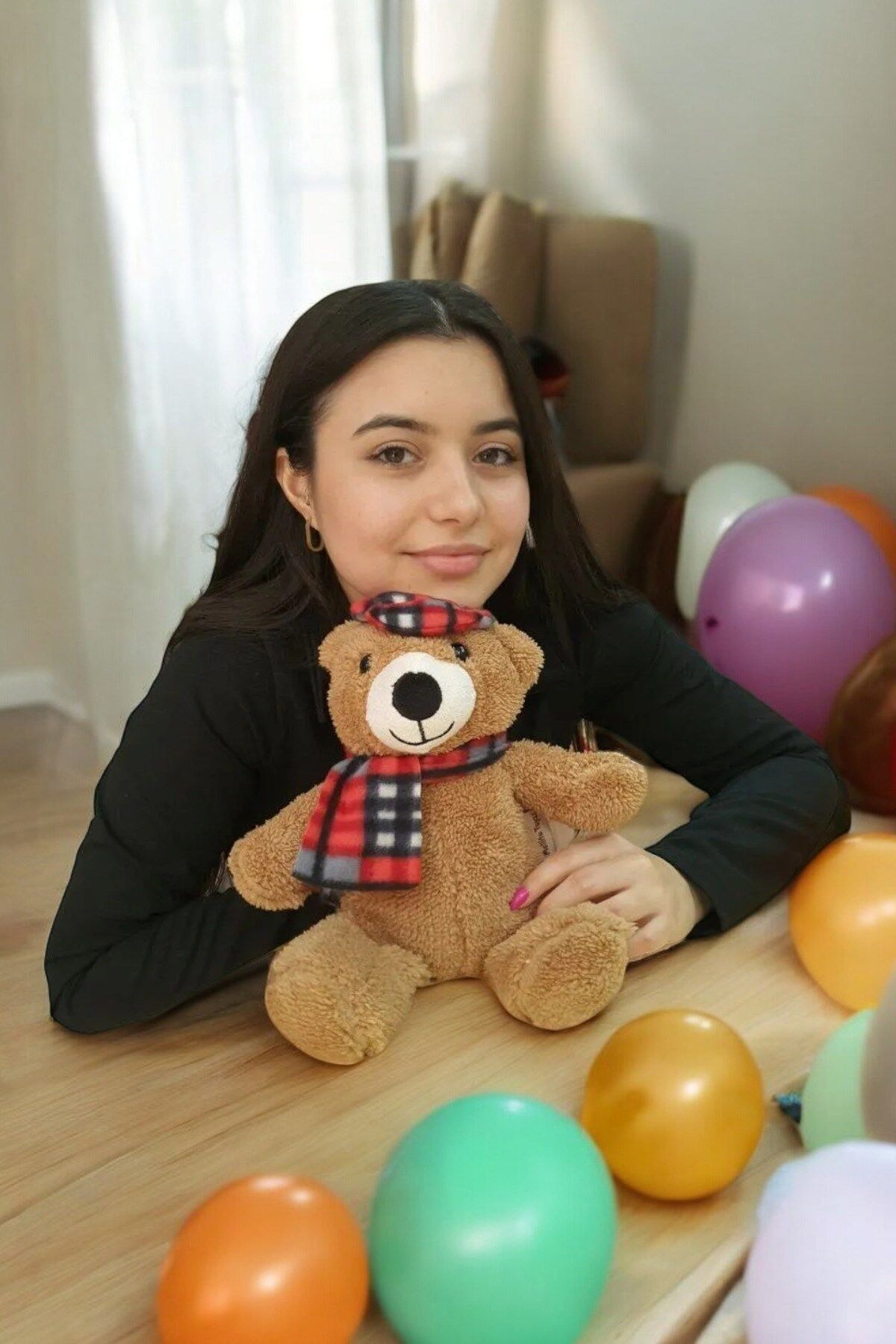 Sevimli Peluş Kasketli Ayı Oyuncak Ayıcık En Güzel Hediyeler