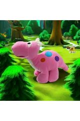 Sevimli Pembe Dinazor Peluş Oyuncak ve Uyku Arkadaşı