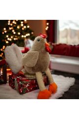 Mellito Toyzz Sevimli Tavuk Gıt Gıt Gıdak Peluş Oyuncak ve Uyku Arkadaşı