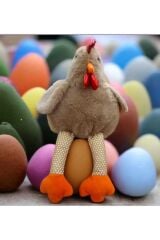 Mellito Toyzz Sevimli Tavuk Gıt Gıt Gıdak Peluş Oyuncak ve Uyku Arkadaşı
