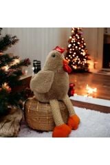 Mellito Toyzz Sevimli Tavuk Gıt Gıt Gıdak Peluş Oyuncak ve Uyku Arkadaşı