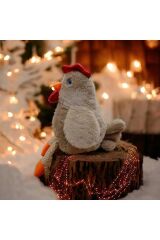 Mellito Toyzz Sevimli Tavuk Gıt Gıt Gıdak Peluş Oyuncak ve Uyku Arkadaşı