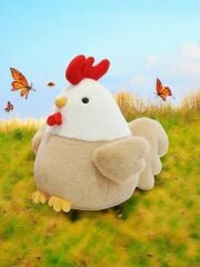 Sevimli Tavuk Peluş Oyuncak Oyun Arkadaşı Çiftlik Oyuncağı