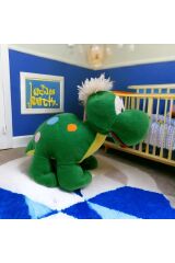 Sevimli Yeşil Dinazor Peluş Oyuncak ve Uyku Arkadaşı