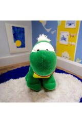Sevimli Yeşil Dinazor Peluş Oyuncak ve Uyku Arkadaşı