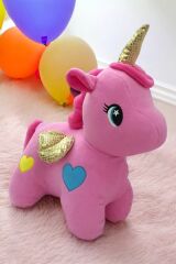 Tek Boynuzlu At Ünicorn Uyku Arkadaşı Peluş Oyuncak Ponny