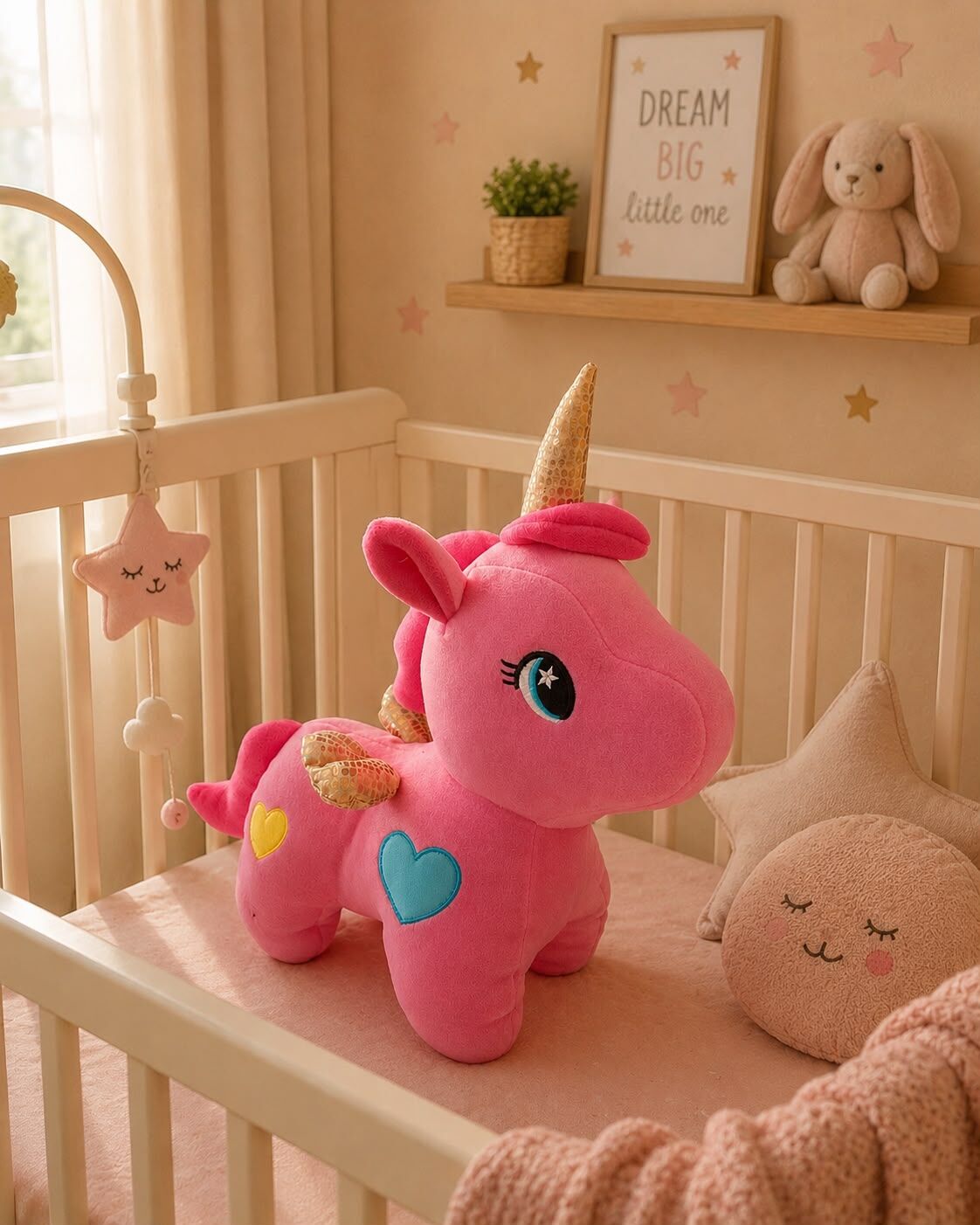 Mellito Toyzz Tek Boynuzlu At Ünicorn Uyku Arkadaşı Peluş Oyuncak Ponny