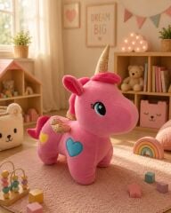 Mellito Toyzz Tek Boynuzlu At Ünicorn Uyku Arkadaşı Peluş Oyuncak Ponny