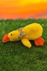 Yatan Sarı Ördek Peluş Oyuncak Uyku ve Oyun Arkadaşı