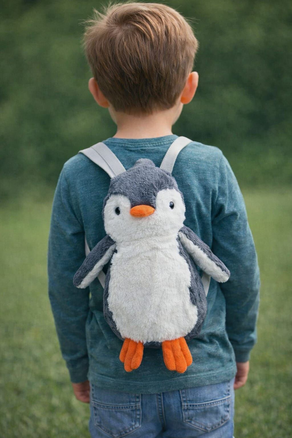 Mellito Toyzz Pingu Penguen Oyuncak Peluş Çanta Sırt Çantası