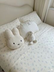 Tavşan Uyku Arkadaşı ve Peluş Yastık 40 Cm