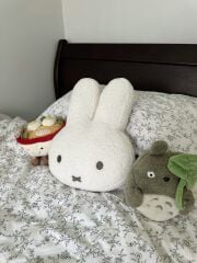 Tavşan Uyku Arkadaşı ve Peluş Yastık 40 Cm