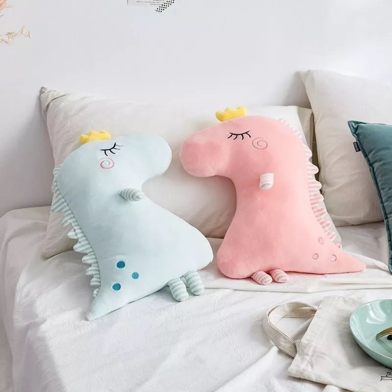 Mellito Toyzz Pembe Dinozor Uyku Arkadaşı ve Peluş Yastık