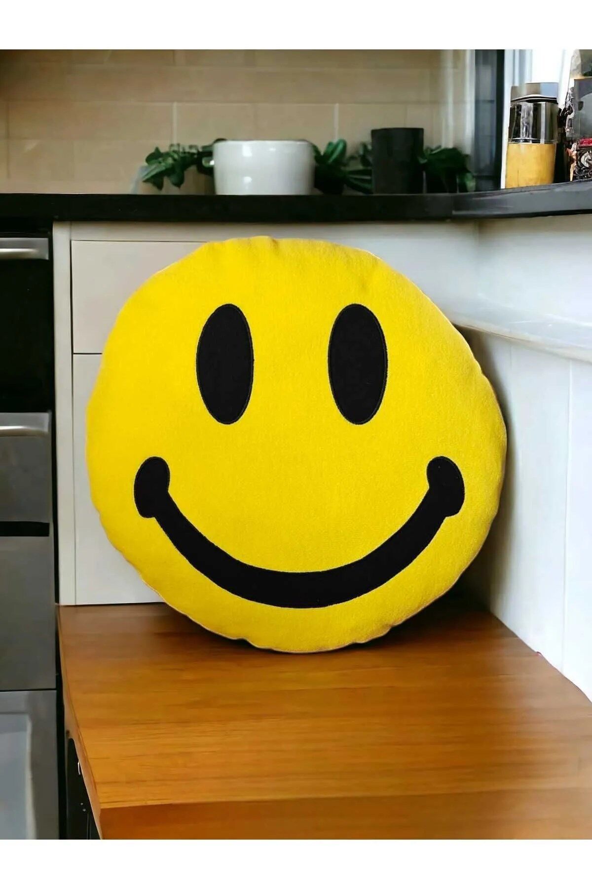 Sevimli Peluş Gülen Surat Yastık Uyku Arkadaşı, Oyuncak ve40 cm Çocuk Odası Yastığı
