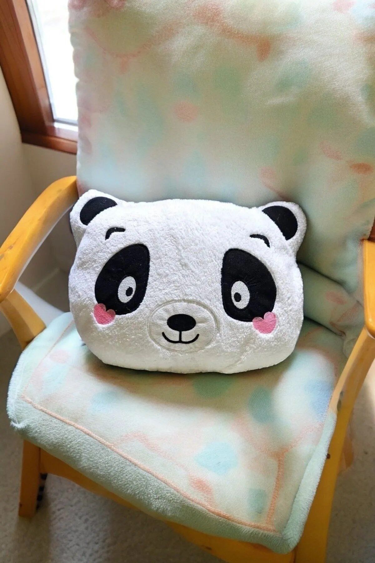 Sevimli Peluş Panda Yastık Uyku Arkadaşı, Oyuncak ve Çocuk Odası Yastığı