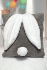 Mellito Toyzz Tavşan Peluş Yastık Dekoratif Kırlent 40x40