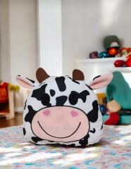 Mellito 40 Cm Sevimli İnek Çocuk Odası Yastığı