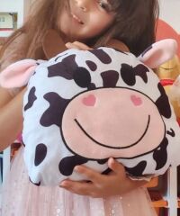 Mellito 40 Cm Sevimli İnek Çocuk Odası Yastığı