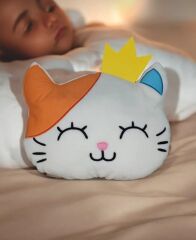 Mellito Peluş Kedili 40 Cm Çocuk Odası Yastığı